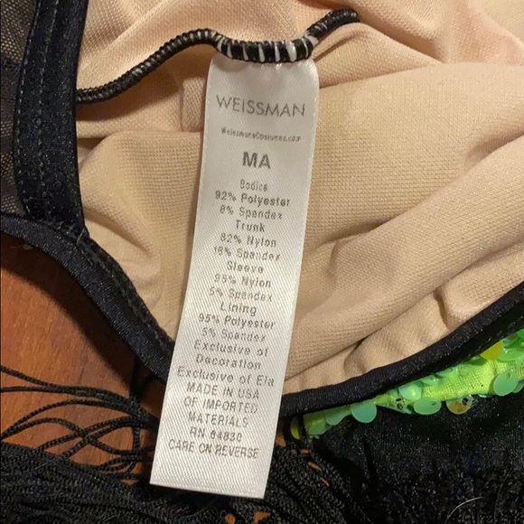 Weissman M flapper dance costume outfit dress - Picture 7 of 7